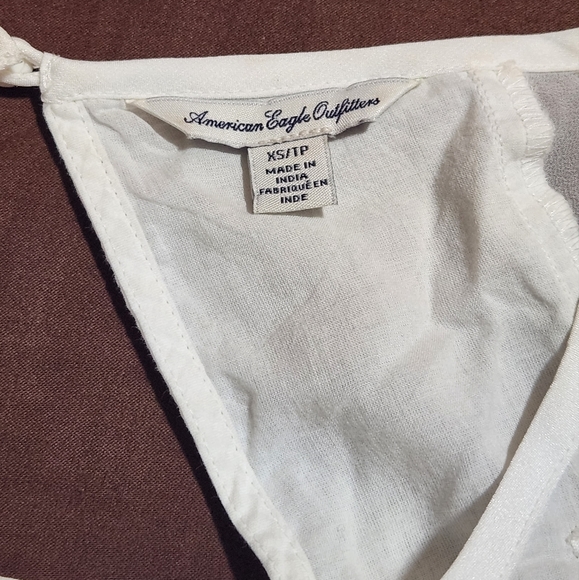 American Eagle Outfitter White Blouse - Picture 9 of 9